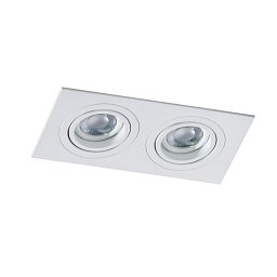 Stropní bodové zápustné svítidlo Caro 2 Square (white) - AZZARDO Obrázek pro produkt Stropní bodové zápustné svítidlo Caro 2 Square (white) - AZZARDO