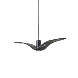 Obrázek pro produkt Night Birds Exterior, závěsné svítidlo, 6,5W LED, šedé kouřové sklo BROKISGLASS mat, kabel černý, délka 78cm, IP54 - BROKIS A