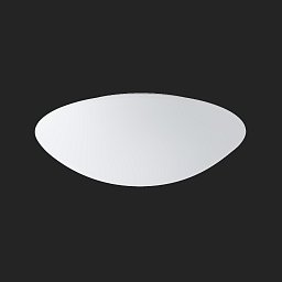 Obrázek pro produkt AURA 4 stropní/nástěnné skleněné svítidlo bílá IP43 3000 K 27W LED nouzové kombinované 3 h - OSMONT