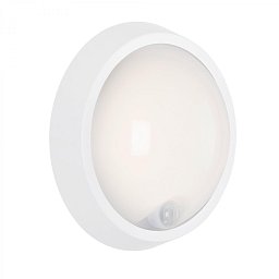 Obrázek pro produkt LED venkovní svítidlo s čidlem, pr. 17 cm, 12 W, bílé - BRILO