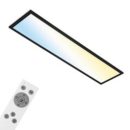 Obrázek pro produkt CCT svítidlo LED panel, 100 cm, 28 W, 3000 lm, černá - BRILO