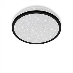 Obrázek pro produkt LED stropní svítidlo hvězdné nebe, pr. 21,7 cm, 10 W, černá - BRILONER