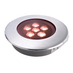 Obrázek pro produkt LED Zápustné zemní svítidlo Flat 6 x 2W RGB 3in1 LED 30° - LIGHT IMPRESSIONS