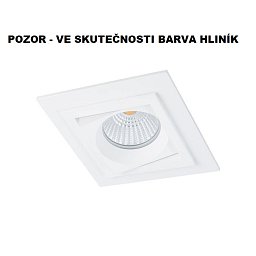 Obrázek pro produkt Vestavné svítidlo Aluminio Plata, kartáčovaný hliník 1x50W, 230V - BPM