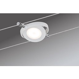 Obrázek pro produkt Lankový systém LED 6x4W RoundMac 230V/12V DC matná bílá, 941.06 - PAULMANN