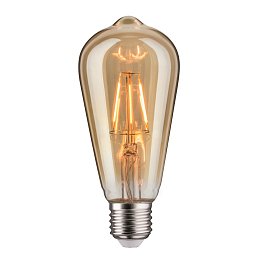 Obrázek pro produkt 1879 LED žárovka Vintage Rustika 4W E27 230V 1700K 250lm zlatá 284.07 - PAULMANN