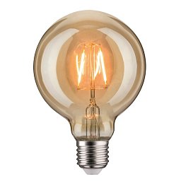 Obrázek pro produkt 1879 LED žárovka Vintage Globe 95 2,5W E27 230V 1700K 170lm zlatá 283.99 - PAULMANN