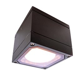 Obrázek pro produkt Stropní přisazené svítidlo Mob Square II antracit 9W GX53,IP54,108x108mm - LIGHT IMPRESSIONS