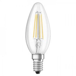 Obrázek pro produkt OSRAM Retrofit svíčková čirá 230V E14 LED 3.8W 2700 - DESIGN - RENDL