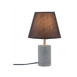 Obrázek pro produkt Stolní lampa Neordic Tem látkové stínidlo bílá / měď / beton 796.22 - PAULMANN