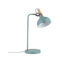 Obrázek pro produkt Stolní lampa Neordic Juna zelená / měď / dřevo 796.51 - PAULMANN