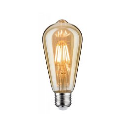 Obrázek pro produkt 1879 Žárovka LED Vintage ST64 6W E27 zlatá stmívatelná 285.23 - PAULMANN