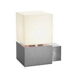 Obrázek pro produkt SQUARE WALL E27 venkovní stojací lampa nerezová ocel 304 max. 20W IP44 - BIG WHITE (SLV)