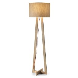 Obrázek pro produkt Stojací lampa MAIKO černá síťka E27 25W v.165cm - PAN