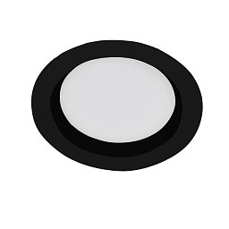 Obrázek pro produkt 533001RBBO3   Svítidlo zápustné  LACUS BLACK LED IP44 7W 3000K 686lm 108mm - KOHL-Lighting (starý kód: KHL K53300.BK.3K)