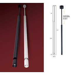 Obrázek pro produkt Závěsné svítidlo TUBULAR TILT LED 3W 3000K 40° černé (BPM 20195.06.SR.BK.D40.3K) - BPM