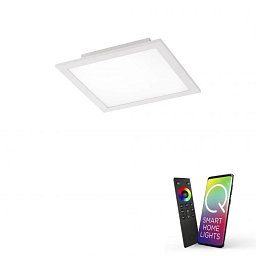 Obrázek pro produkt Q-FLAG LED panel Smart-Home v bílé s měnitelnou teplotou chromatičnos vč. dálkového ovladače stmívatelné ZigBee 2700-5000K - PAUL NEUHAUS