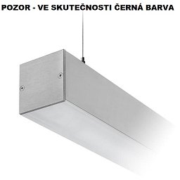 Obrázek pro produkt Závěsné svítidlo Cubus LED černé 1135mm 17W 2840lm 4000K - ARCHILIGHT

