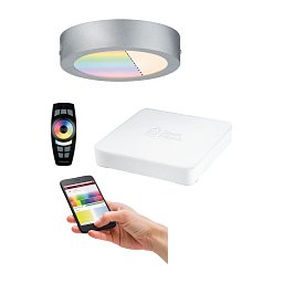 Obrázek pro produkt SmartHome startovací sada Cesena Panel 170mm RGBW včetně SmartFriends Box + FB - PAULMANN