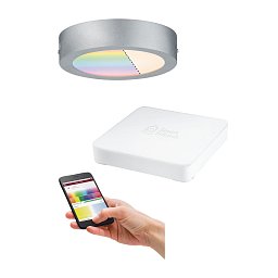 Obrázek pro produkt SmartHome startovací sada Cesena Panel 170mm RGBW včetně SmartFriends Box - PAULMANN