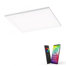 Obrázek pro produkt Q-FRAMELESS LED panel hranatý Smart Home vč. dálkového ovladače ZigBee RGB+2700-5000K - PAUL NEUHAUS