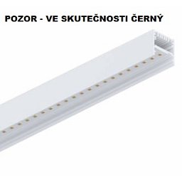 Obrázek pro produkt P-30 profil včetně LED nástěnný černý 16W 1555lm 3000K 160cm - NOVALUX