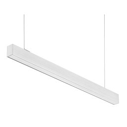 Obrázek pro produkt LED liniové svítidlo LINKY závěsné MICROPRISMA 32W, 3200lm,4000K,Ra80, UGR19, 90d, IP20 ,1131x50x75mm, včetně 2ks závěsů 1,5m - CENTURY