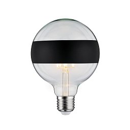 Obrázek pro produkt LED Globe 6,5 W E27 dekorativní černá mat teplá bílá stmívatelné - PAULMANN