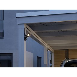 Obrázek pro produkt Park + Light LED venkovní nástěnné svítidlo Bimea pohybové čidlo IP65 3000K 4,5W černá - PAULMANN