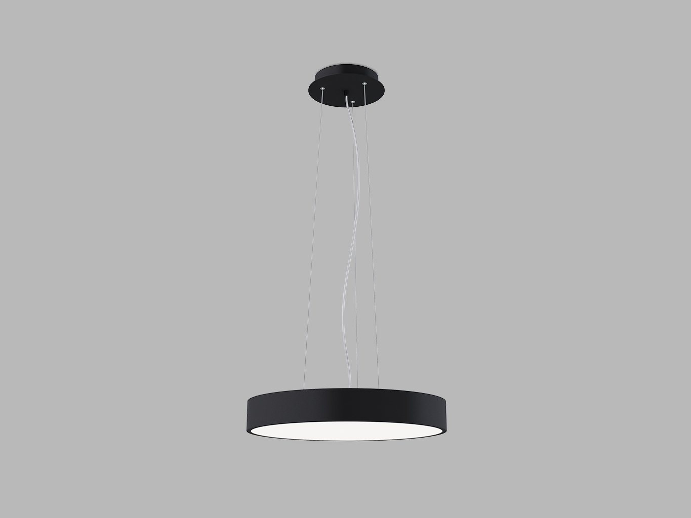 LED2 Závěsné svítidlo MONO SLIM 40 P-Z, B 30W 2CCT 3000K/4000K černá - LED2 Lighting