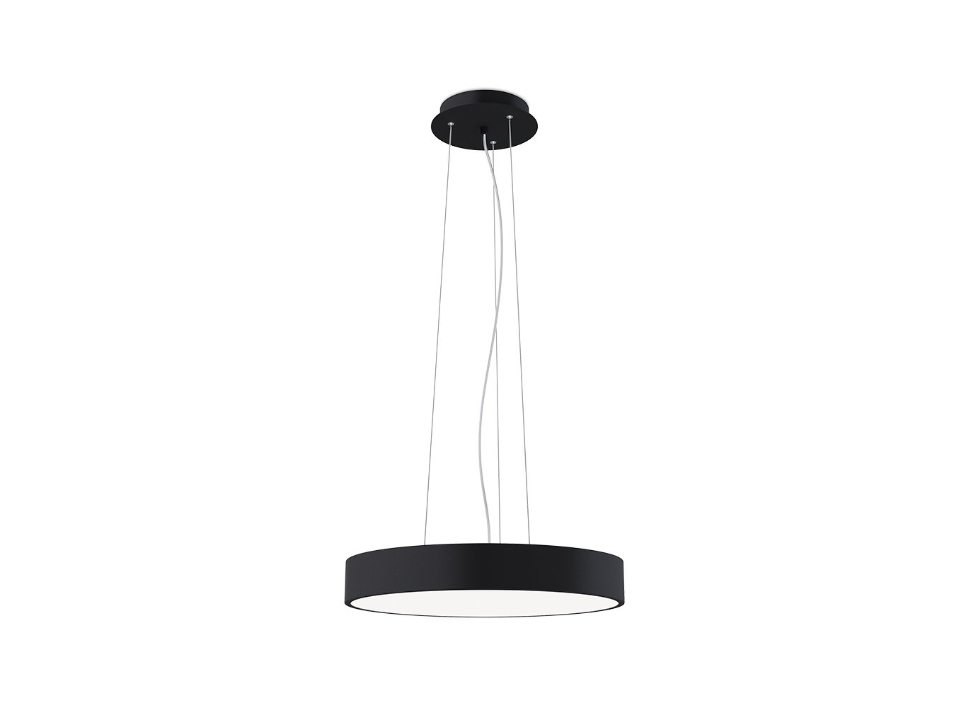 LED2 Závěsné svítidlo MONO SLIM 40 P-Z, B 30W 2CCT 3000K/4000K černá - LED2 Lighting