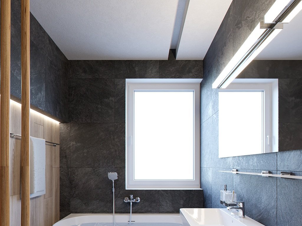 Svítidlo QUADRA 90 LED 18W NÁSTĚNNÉ CHROM IP44 - LED2 Lighting