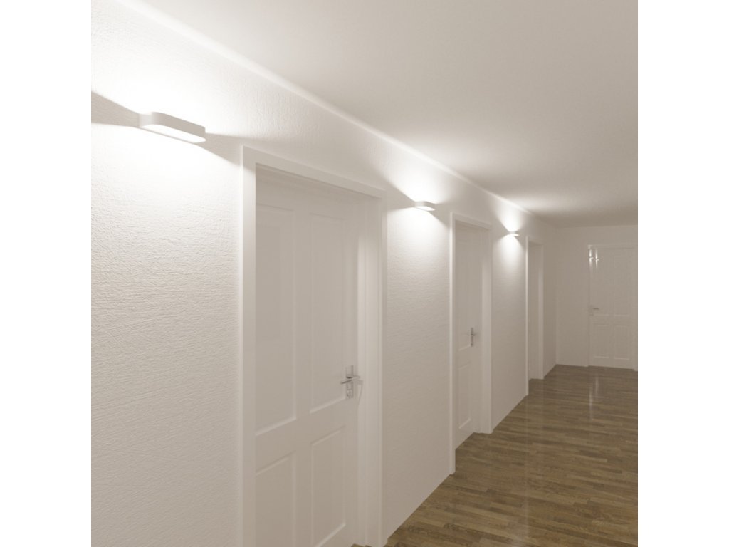 LED2 WALL, R NÁSTĚNNÉ BÍLÉ - LED2 Lighting