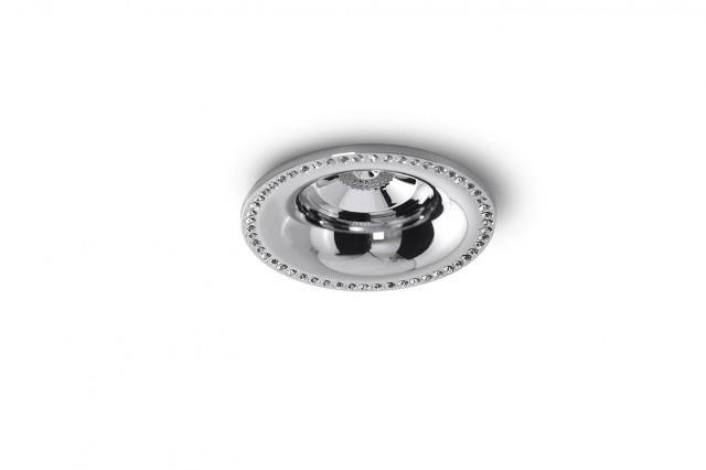 AZZ AZ2734 Stropní zápustné bodové svítidlo Azzardo Adamo Midst Diamond chrome AZ2734 GU10 1x50W IP20 9cm chromové - AZZARDO