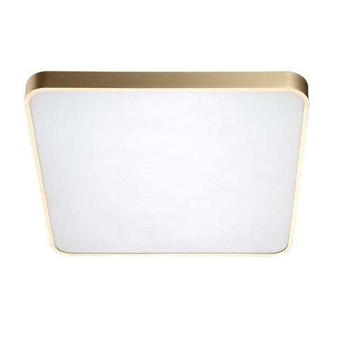 Levně AZZ AZ2760 LED Stropní přisazené svítidlo Azzardo Quadro 50 LED CCT gold AZ2760 60W 5600lm 3000K-6500K IP20 zlaté stmívatelné s dálkovým ovladačem - AZZARDO