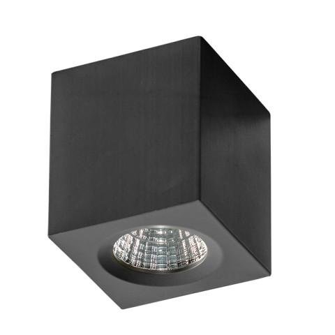 AZZ AZ2787 LED Stropní bodové přisazené svítidlo Azzardo Nano Square black AZ2787 5W 420lm 3000K IP20 5,6cm hranaté černé - AZZARDO