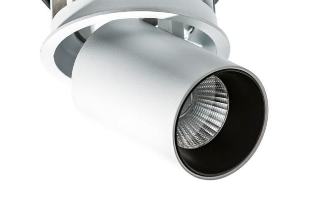 AZZ AZ2828 LED Stropní zápustné bodové svítidlo Azzardo Luna 15W Dimm white/black AZ2828 15W 1270lm 3000K stmívatelné bílo-černé - AZZARDO