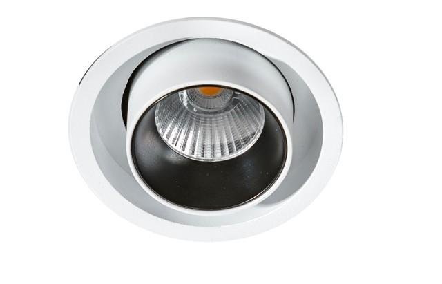 AZZ AZ2828 LED Stropní zápustné bodové svítidlo Azzardo Luna 15W Dimm white/black AZ2828 15W 1270lm 3000K stmívatelné bílo-černé - AZZARDO (obrázek 10)
