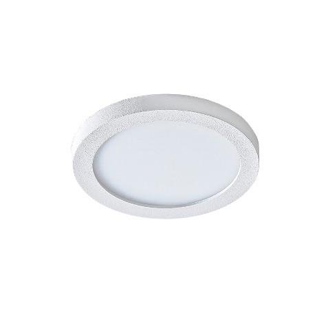AZZ AZ2831 LED Stropní zápustné bodové svítidlo Azzardo Slim 9 Round 3000K IP44 white AZ2831 6W 500lm 3000K IP44 9cm kulaté bílé - AZZARDO