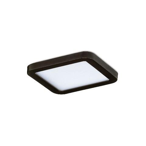 AZZ AZ2833 LED Stropní zápustné bodové svítidlo Azzardo Slim 9 Square 3000K IP44 black AZ2833 6W 500lm 3000K IP44 9cm čtvercové černé - AZZARDO