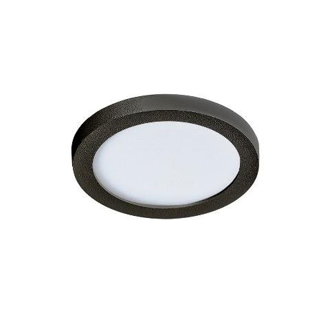 AZZ AZ2834 LED Stropní zápustné bodové svítidlo Azzardo Slim 9 Round 3000K IP44 black AZ2834 6W 500lm 3000K IP44 9cm kulaté černé - AZZARDO