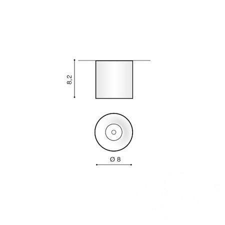 AZZ AZ2844 LED Stropní svítidlo MANE 1xLED/10W/230V (black) - AZZARDO (obrázek 3)