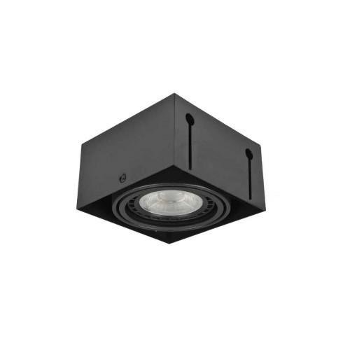 Levně AZZ AZ2872 Stropní zápustné bodové svítidlo Azzardo Nova 1 GIPs black/black AZ2872 GU10+ADAP111/ES111 1x40/1x50W IP20 15cm černé - AZZARDO