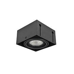 Obrázek pro produkt Stropní zápustné bodové svítidlo Azzardo Nova 1 GIPs black/black AZ2872 GU10+ADAP111/ES111 1x40/1x50W IP20 15cm černé - AZZARDO