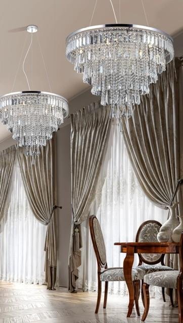 AZZ AZ2926 Závěsné/stropní přisazené svítidlo Azzardo Kalabria XL pendant/top AZ2926 G9 12x40W IP20 80cm chromové - AZZARDO (obrázek 5)