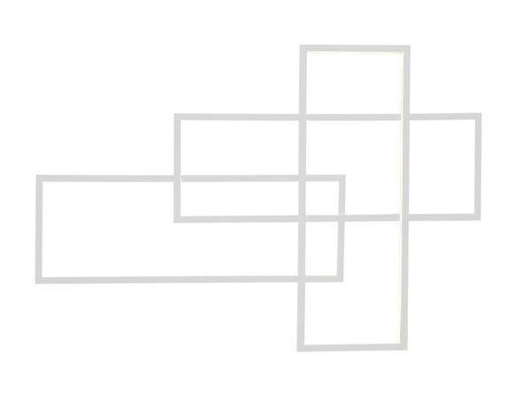AZZ AZ2993 LED Nástěnné svítidlo Azzardo Quadratus Wall Dimm white AZ2993 80W 4080lm 3000K IP20 101cm stmívatelné bílé - AZZARDO