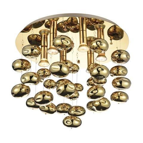 Levně AZZ AZ3072 Stropní svítidlo Luvia (gold) GU10 6x40W IP20 50cm zlaté - AZZARDO