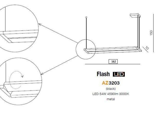 AZZ AZ3203 Flash (black) - AZZARDO (obrázek 3)