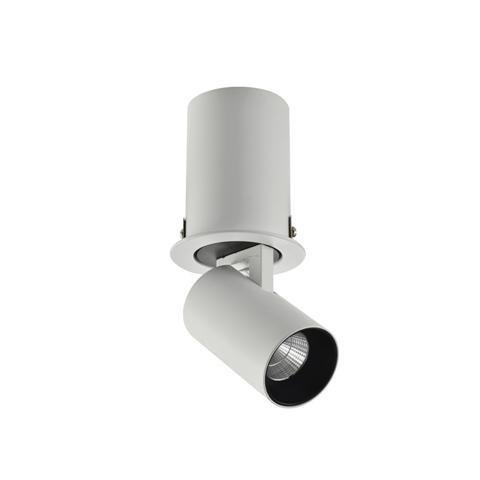 AZZ AZ3396 LED Stropní zápustné bodové svítidlo Azzardo Luna 7W white/black AZ3396 7W 595lm 3000K IP20 bílo-černé - AZZARDO