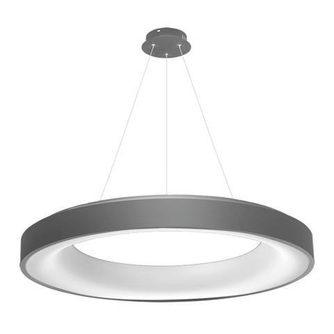 Levně AZZ AZ3450 LED Závěsné svítidlo Azzardo Sovana Pendant 80 CCT grey Dimm AZ3450 80W 4000lm 2700-6500K IP20 78cm stmívatelné šedé - AZZARDO